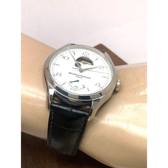 Baume & Mercier Men's Watch 10448 Clifton Swiss Automatic Power Reserve 43mm - Picture 6 of 14